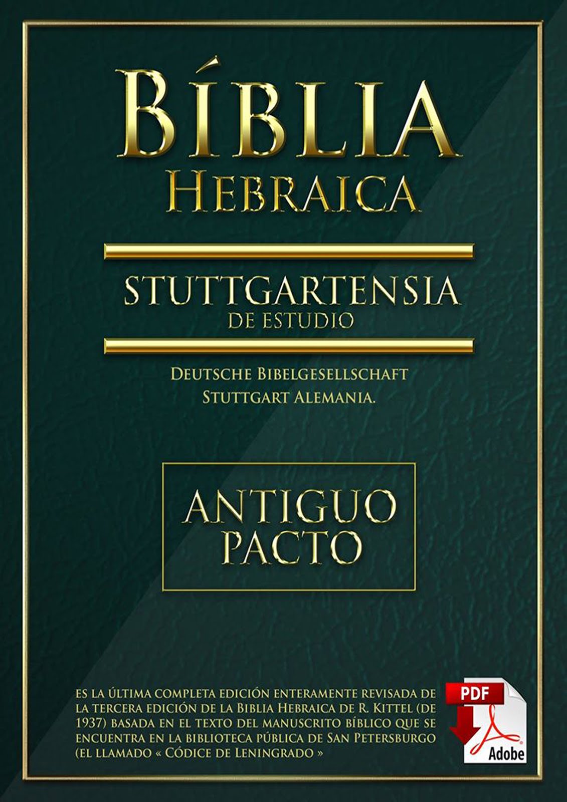 Biblia hebraica stuttgartensia pdf